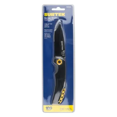 Navaja Abatible Acero Inoxidable 7.1/2' Bimaterial Surtek