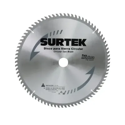 Disco Sierra Madera 4.3/8' Centro 3/4' Surtek 30 Dientes