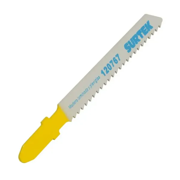 Set 5 Seguetas Finas Sierra Caladora T 12 Dpp 77 Mm Surtek (120767)