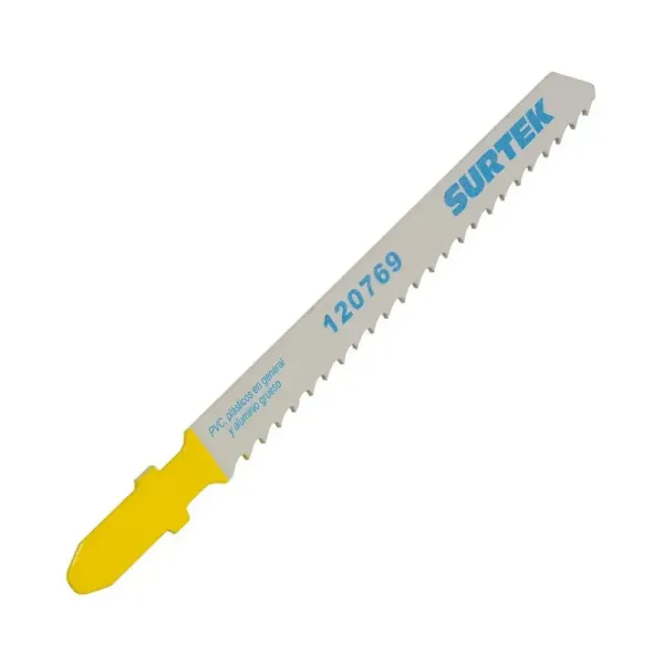 Set 5 Seguetas Rectas Sierra Caladora T 8 Dpp 100 Mm Surtek (120769)