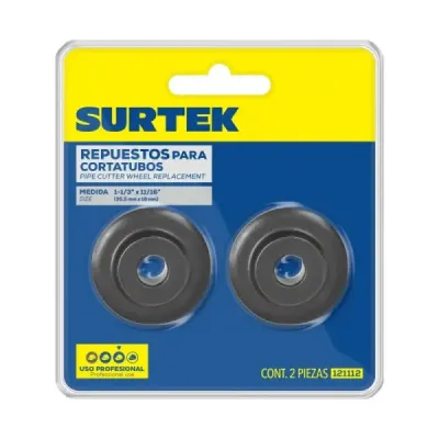 Repuesto 2 Cuchillas Para Cortatubo Surtek 121158