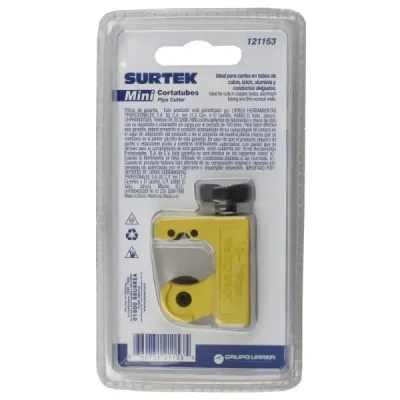 Mini Cortatubo Cobre Y Latón 1/8' A 7/8' Surtek De Zamac