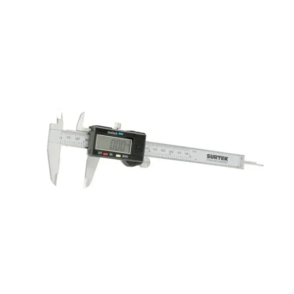 Calibrador Pie De Rey Digital 6' Surtek En Acero Inoxidable (122200)