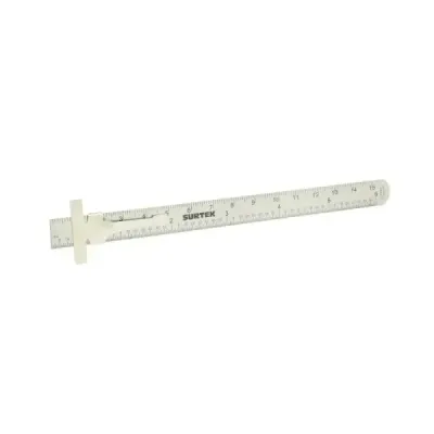 Regla De Acero Inoxidable 6' Surtek Tabla De Equivalencias
