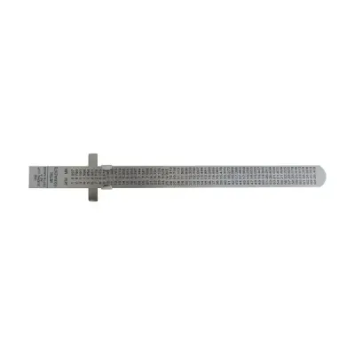Regla De Acero Inoxidable 6' Surtek Tabla De Equivalencias