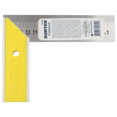 Escuadra Carpintero 6' Profesional Surtek Acero Inoxidable