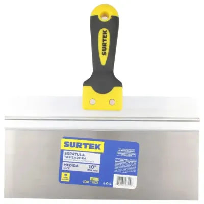 Espátula Tapizadora 10' Acero Alto Carbón Surtek Bimaterial