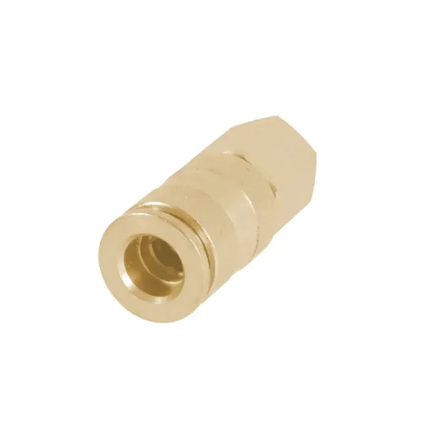 Acoplador Rápido De Latón Tipo F Toolcraft De 1/4 Npt (TC4291)