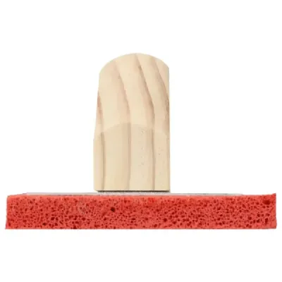 Llana De Esponja 12' X 4' Áspero Surtek Mango Madera