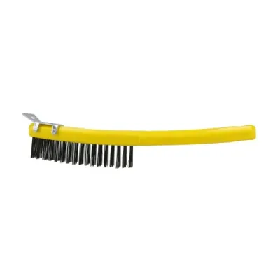 Cepillo De Alambre 3 X 17 Pinceles Surtek Mango Y Rasqueta