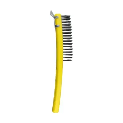 Cepillo De Alambre 3 X 17 Pinceles Surtek Mango Y Rasqueta