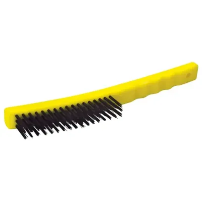 Cepillo De Alambre 3 X 17 Pinceles De 29 Cm Surtek Con Mango