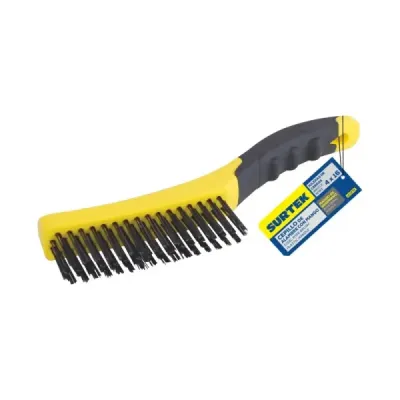 Cepillo De Alambre 4 X 16 Pinceles Surtek Mango Bimaterial