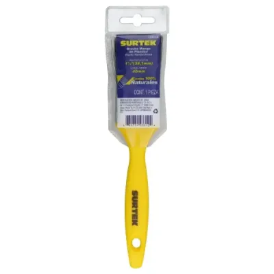 Brocha Para Pintar 1.1/2' Cerdas Naturales De 40 Mm Surtek