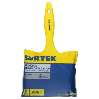 Brocha Para Pintar 5' Cerdas Naturales De 54 Mm Surtek