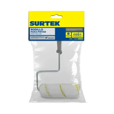 Rodillo Para Pintar De Nylon 4' X 3/8' Surtek Pared Lisa