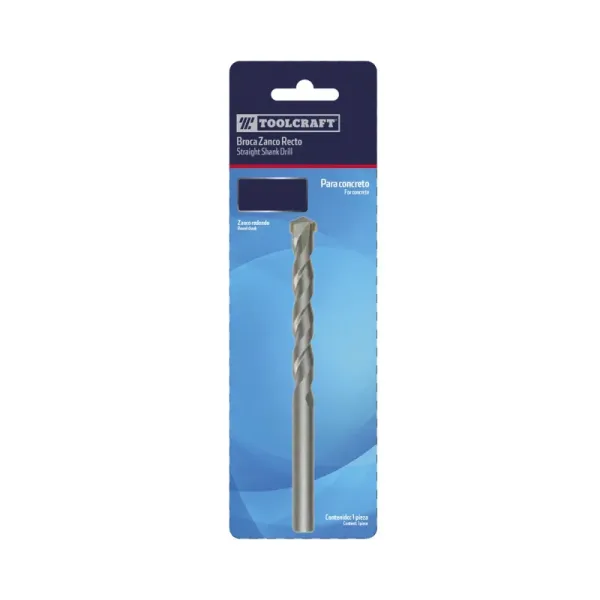 Broca Para Concreto 1/2' X 6' Toolcraft Empaque Blíster (TC4319)