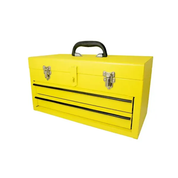 Caja De Herramientas Metálica 47 Cm Con 2 Gavetas Surtek (125107)