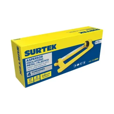 Aspersor Oscilatorio Aluminio De 18' Surtek Con 4 Funciones