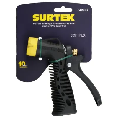 Pistola De Riego Manguera De Jardín Pvc Surtek Rosca 3/4'