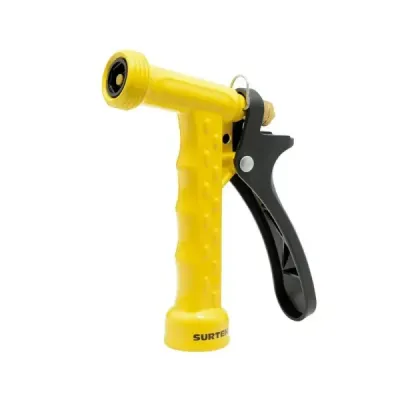 Pistola De Riego Metálica Con Seguro Riego Continuo Surtek