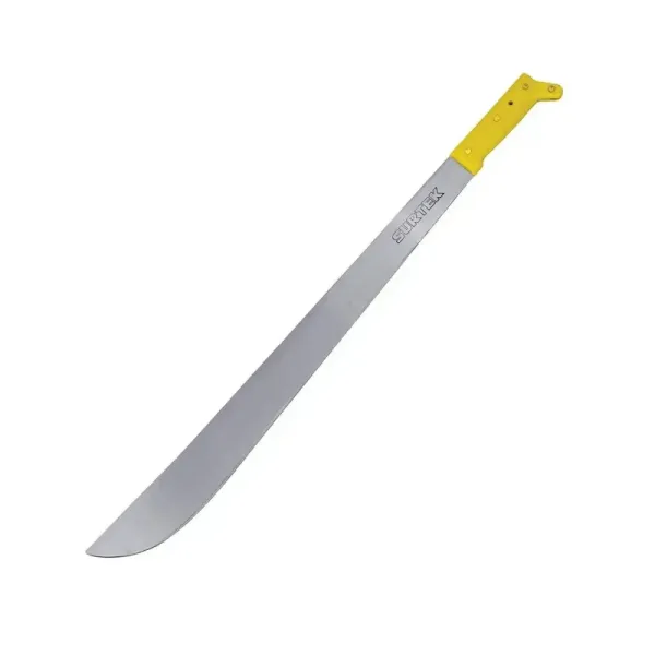 Machete Laminado Recto 16' Mango Color Amarillo Surtek (130496)