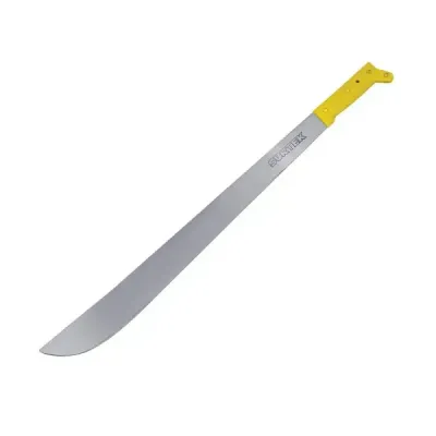 Machete Laminado Recto 20' Mango Color Amarillo Surtek