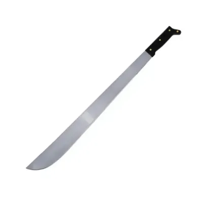 Machete Troquelado Recto 20' Mango Color Negro Surtek