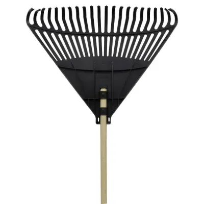 Rastrillo Escoba Plástica 55 Cm 22 Dientes Negra Surtek