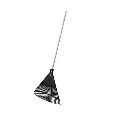 Rastrillo Escoba Plástica 61 Cm 26 Dientes Negra Surtek