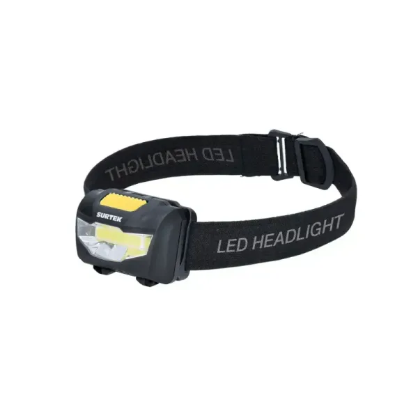 Linterna Led Minera Para Cabeza 120 Lm Ip40 Surtek De Pilas (135906)