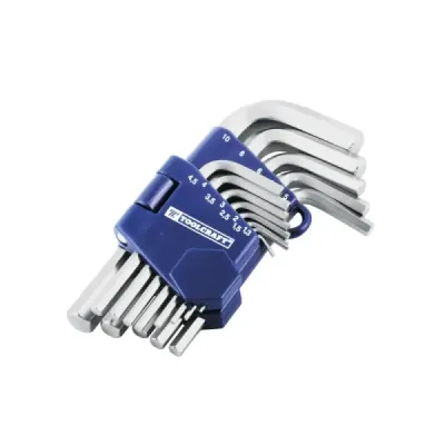Juego De 13 Llaves Allen Toolcraft Desde 1.3 Mm Hasta 10 Mm