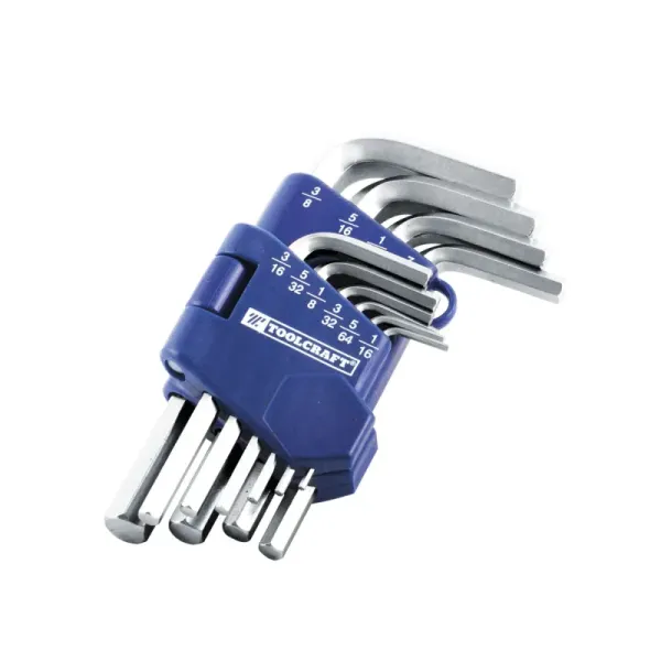 Juego De 10 Llaves Allen Toolcraft Desde 1/16' Hasta 3/8' (TC4377)