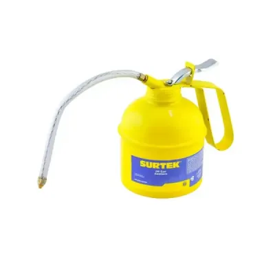 Aceitera Flexible 177 Ml 6 Oz Metálica Surtek Con Bomba