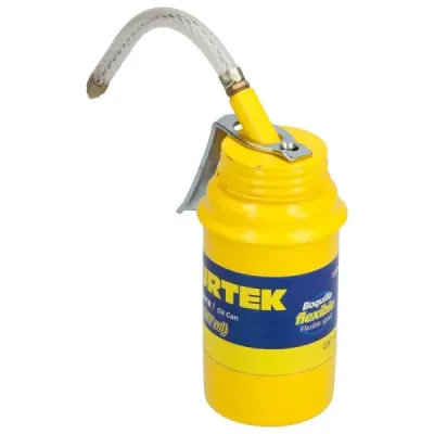 Aceitera Flexible 177 Ml 6 Oz Metálica Surtek Con Bomba