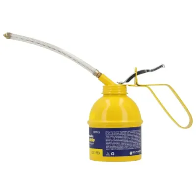 Aceitera Flexible 296 Ml 10 Oz Metálica Surtek Con Bomba