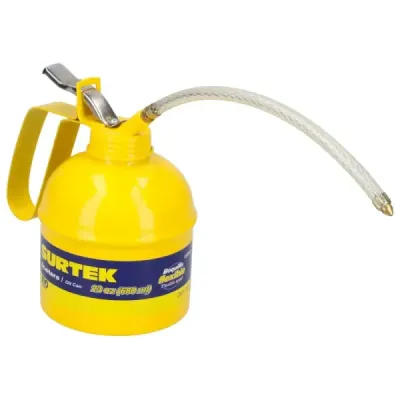Aceitera Flexible 680 Ml 23 Oz Metálica Surtek Con Bomba