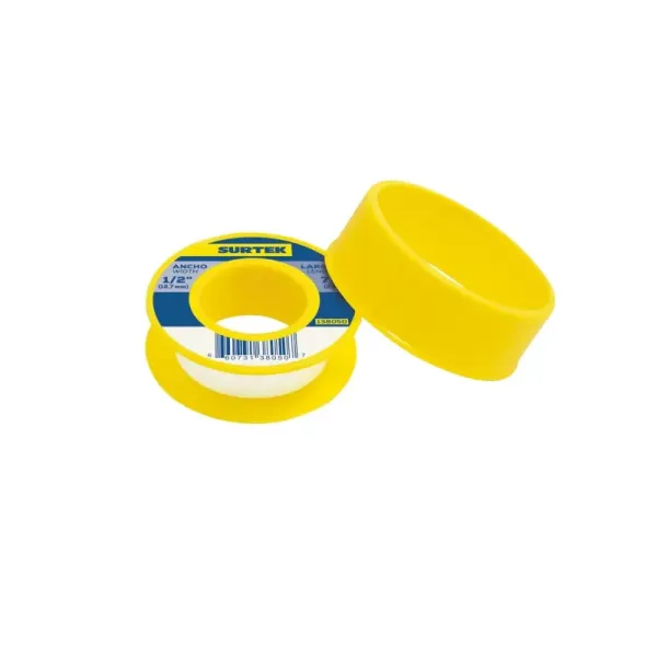 Cinta Teflón Sella Roscas 3/4' 7 M Surtek Espesor 0.075 Mm (138053)