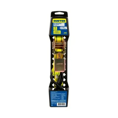 Sujetador Eslinga Con Matraca 1.8 M X 25 Mm 227 Kg Surtek