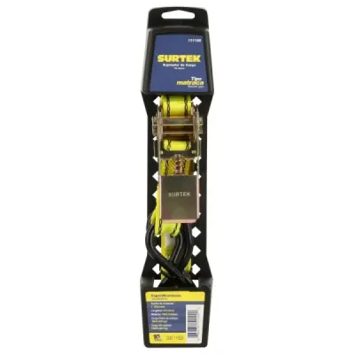 Sujetador Eslinga Con Matraca 1.8 M X 25 Mm 227 Kg Surtek
