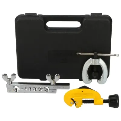 Set Avellanador Prensa Cortatubo Para Cobre Surtek 3 Piezas