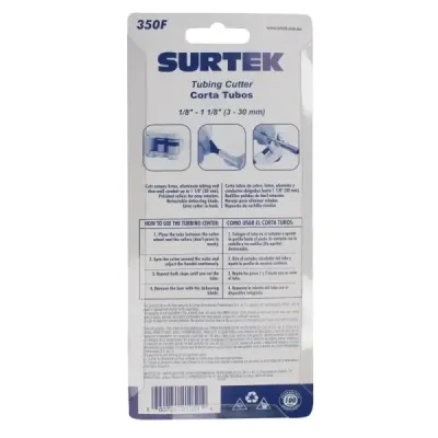 Cortatubo Para Cobre Y Latón 1/8' A 1.1/8' Surtek Metálico