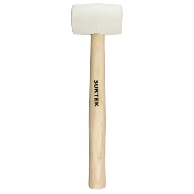 Mazo De Hule 8 Oz Cabeza 5/8' Mango Madera 11' Surtek