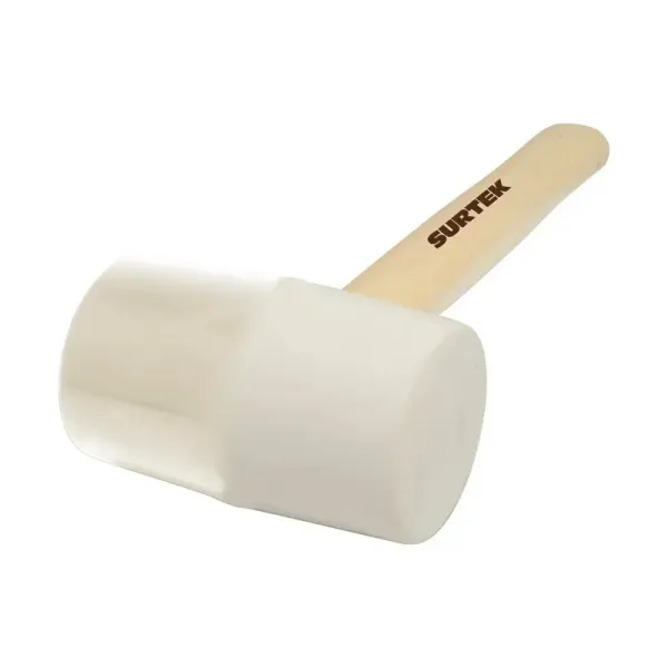 Mazo De Hule 16 Oz Cabeza 5/8' Mango Madera 12' Surtek (616B)
