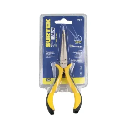 Mini Alicate Para Electrónica Punta De Aguja 5.7/8' Surtek