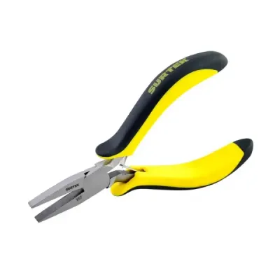 Mini Alicate Para Electrónica Punta Plana 4.3/4' Surtek