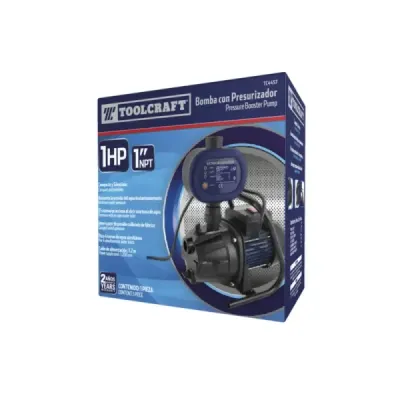 Bomba Presurizadora 1 Hp Toolcraft Para Aumento De Presión