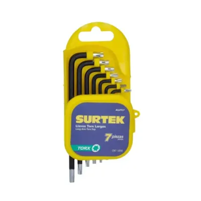 Juego 7 Llaves Bristol Tipo L Torx Cortas Y Larga Surtek