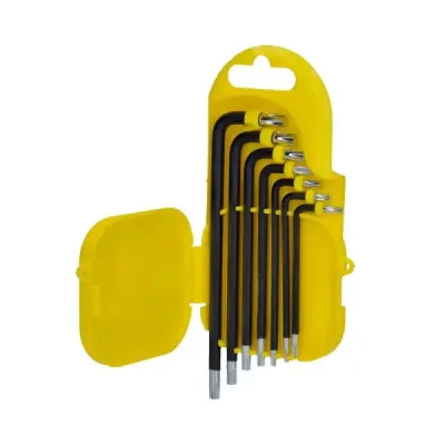 Juego 7 Llaves Bristol Tipo L Torx Cortas Y Larga Surtek
