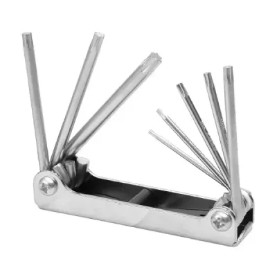 Juego 8 Llaves Bristol Torx Tipo Navaja Metálica Surtek